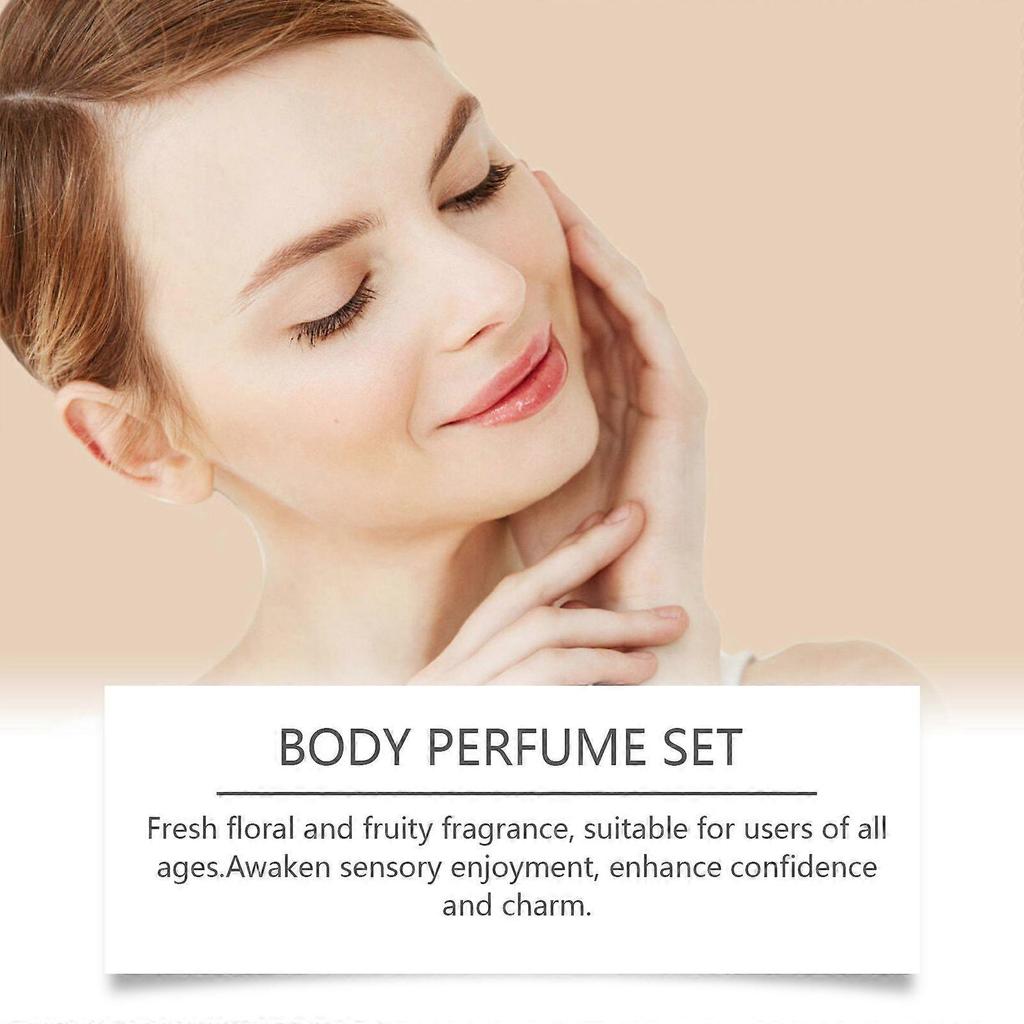 Eelhoe Body Perfume Kit Elegant And Diverse Fragrance Full Body Fragrance Nourishing Charming Charm Fragrance Set