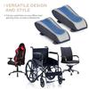 Gel Armrest Pads for Office & Gaming Chair, Premium Soft Gel Top with Memory Foam Base, Ergonomic Elbow Pillow