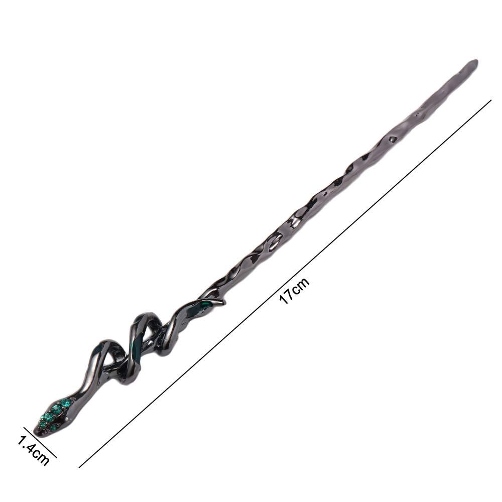 Starożytne nakrycia głowy Starożytny styl Spinka do włosów Metalowa spinka w kształcie węża Chiński styl Nakrycia głowy Hanfu Patyczki do włosów