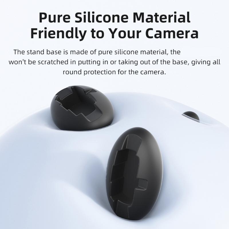 Silikonbasis Kamera Desktop-Halterung Präzises Schnittdesign Anti-Rutsch-Basis für X4 Air Outdoor-Abenteuer Fotografie Zubehör