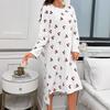 Printed Decorative Bathrobes Are Warm and Furry In Autumn and Winter Ladies Home Clothes and Pajamas Are Worn Out