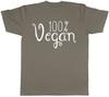 100 Vegan Vegetarian Unisex Unisexs Unisexs Ladies TShirt Tee
