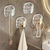 Snowflake Design Wall Hooks, Bathroom Towel Rack Hooks, Kitchen Utensil Organizer Hooks