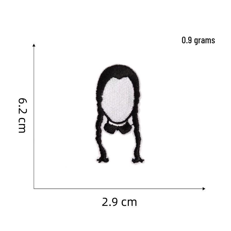 

Мультяшные аниме вышитые нашивки в хоррор-стиле «Черной пятницы»