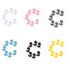 12pcs Anti Slip Bathtub Stickers Duck Shape Bathroom Mat with Scraper Self-Adhesive Non Slip Bathtub Decals for Shower