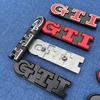 HAT1 3D Metal GTI Logo Emblem for VW Volkswagen Golf MK3 MK4 MK5 Polo Passat Tiguan Jetta T-Roc Caddy Badge Auto Front Grille Badge