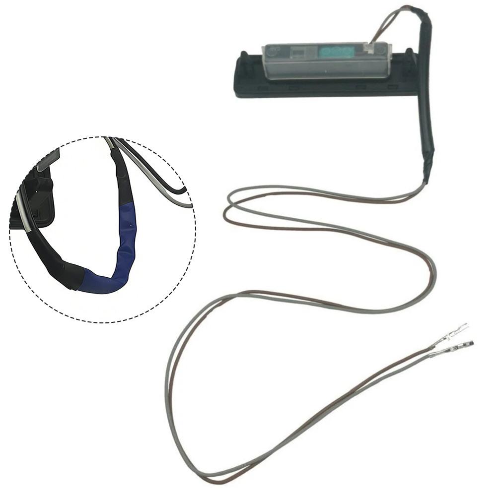 Tailgate Latch Button Trunk Release Switch Full-length Cable Tool-free Installation Plastic metal Construction