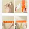Acrylic Wall Hook Punch Free Self Adhesive Multifunctional Cuttable Wall Hook Rack for Kitchen