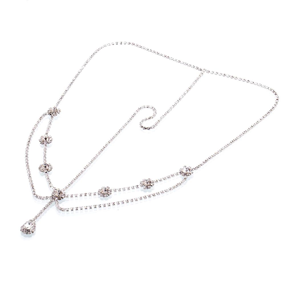 Female Hairbands Headdress Luxurious Drops Claw Chain Accessories for Banquet Wedding Dresses Skirts
