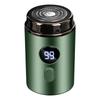 Rechargeable Portable Mini Shaver with LED Display - Steel Cannon Beard Trimmer