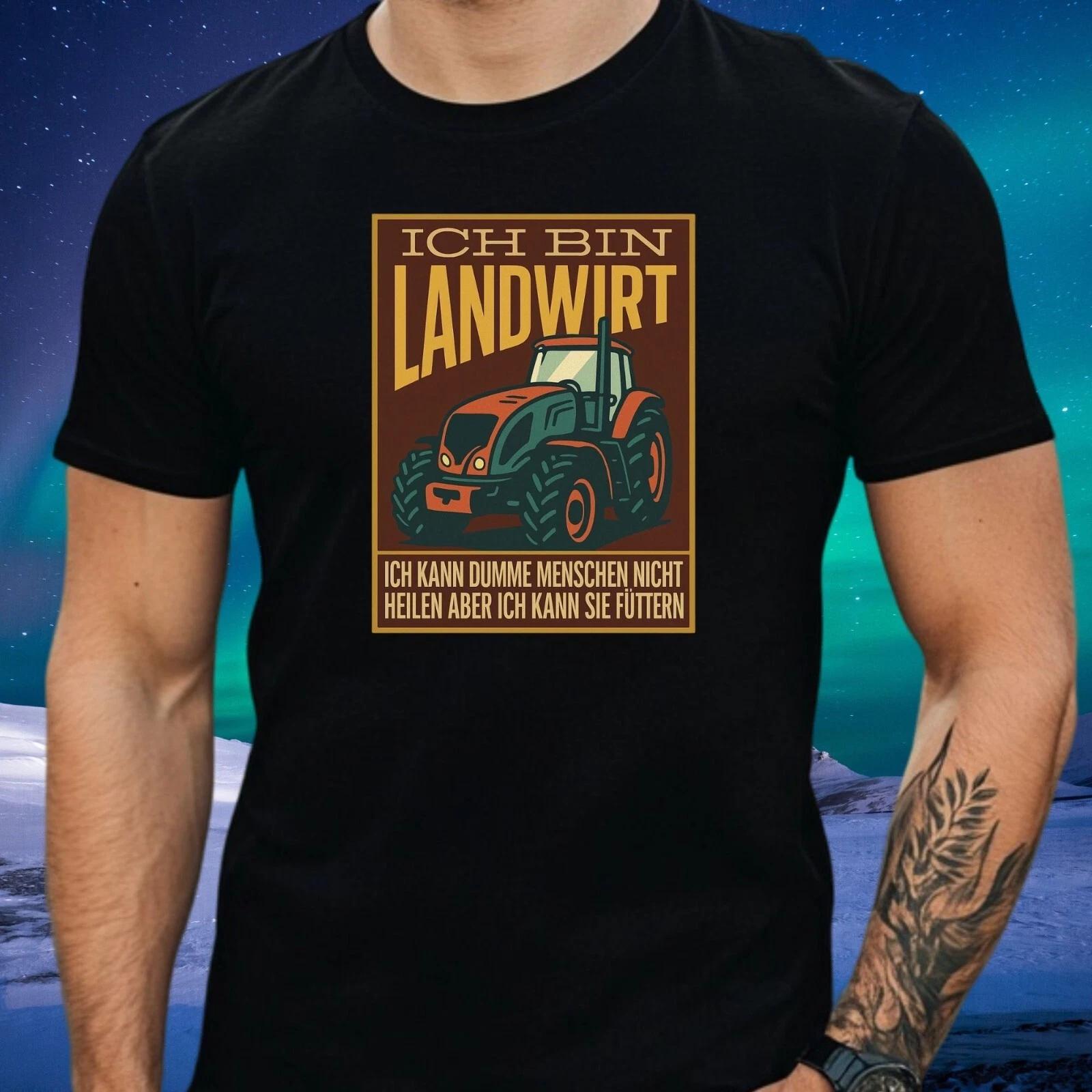 T-Shirt Herren Landwirt Spruch Motiv Baumwolle Größe S bis 5XL XXXXL