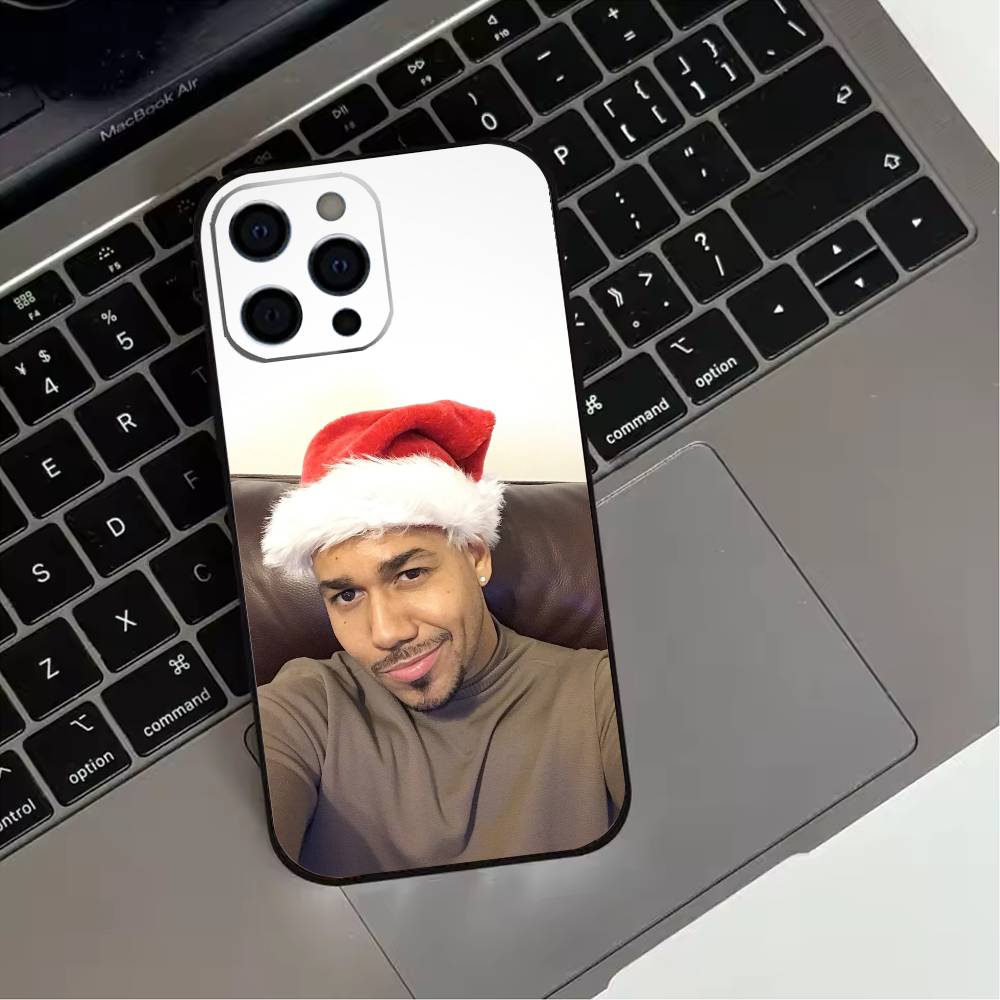 Singer Romeo Santos  Phone Case For iPhone 17,16,15,14,13,12,11 Plus,Pro Max,XS,Soft Silicone Black Cover
