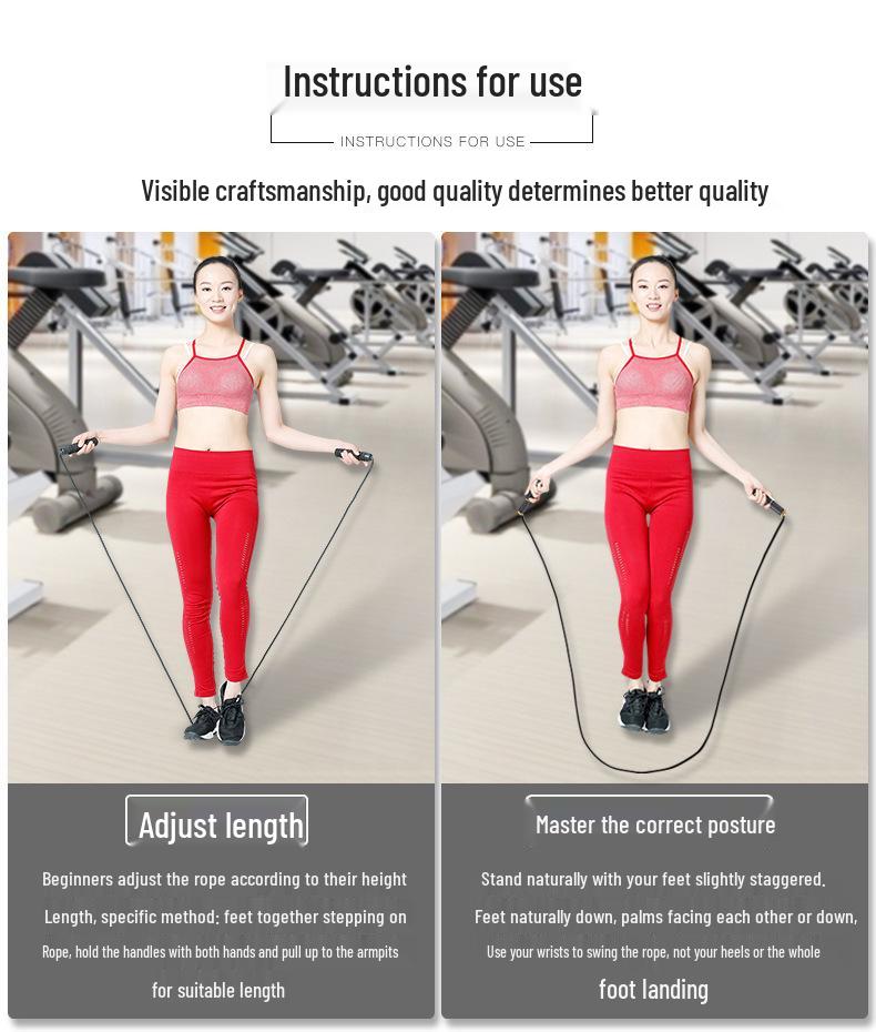 Smart Cordless Jump Rope for Adult Fitness & Student Training