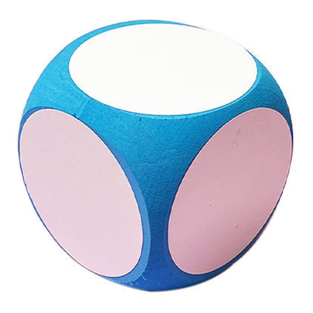 Diy Blank Dice Erasable Foam Dice Game Cube Portable Dry Erase Block Dice Writable Playing Dices Prop Kids Educational Toy