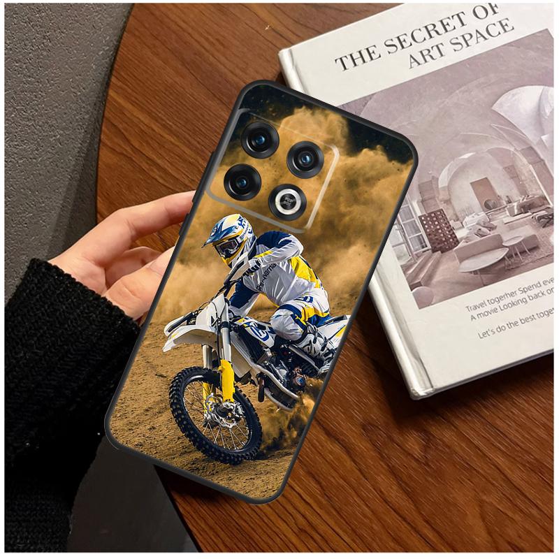 Motocrossmotorcykel Sportfodral För OnePlus 8T 10T 13T 10R 12R 13R 15 13 12 11 10 9 Nord 5 CE 2 3 4 Lite N20 N30 Skydd