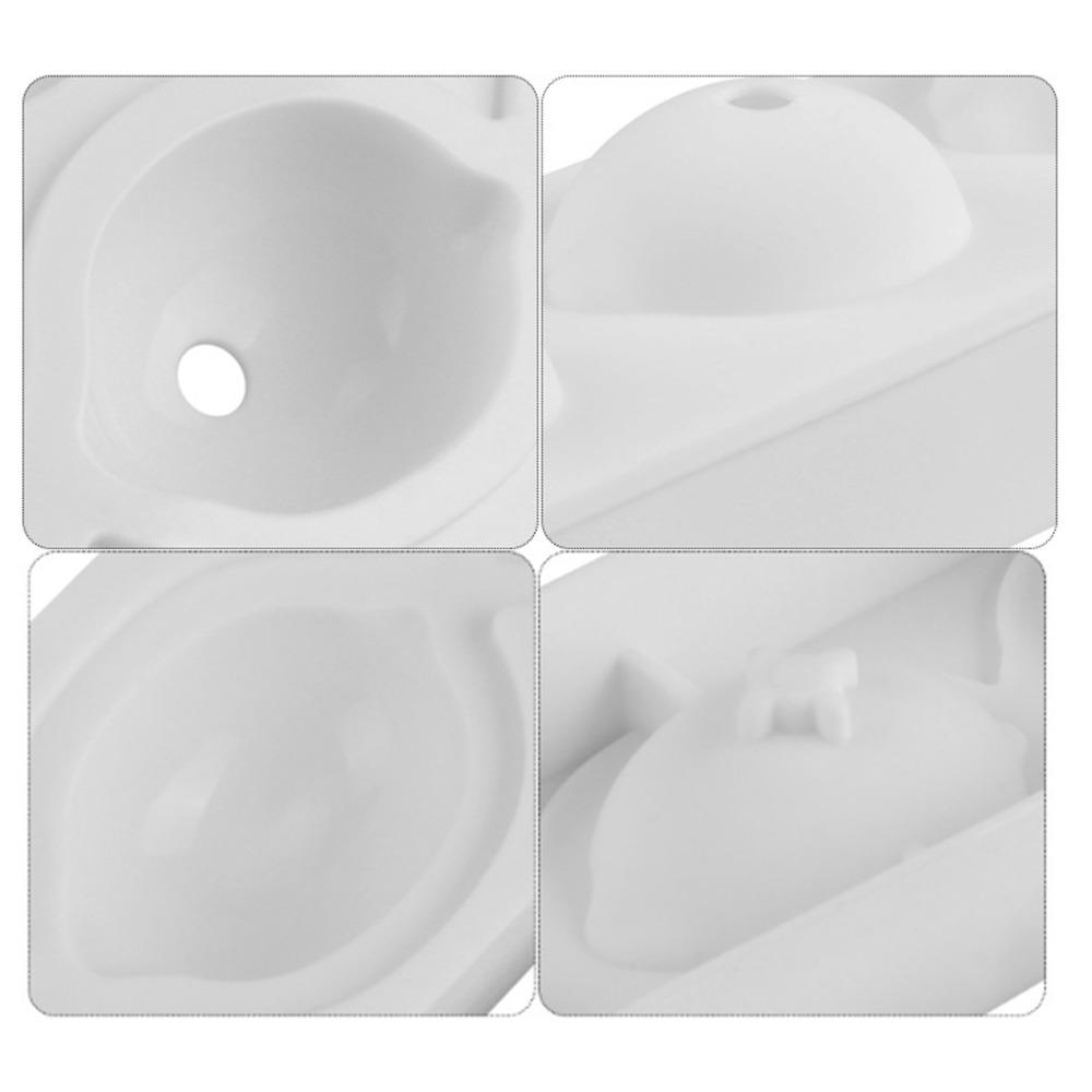 4-Cavity Cake Mold Silicone Dessert Baking Mold Durable Silicone Mousse Mold Dessert Making