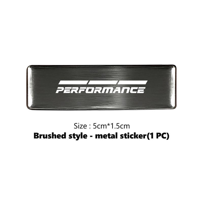 Metal Car Emblem Logo Decorative Stickers Badge Decal Interior For BMW M Performance Alpina M3 M5 M6 X1 X3 X4 X5 G20 bzcp38