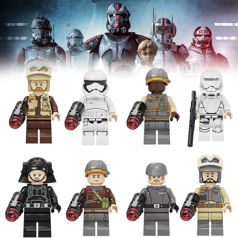 Kinder Bauspielzeug Stormtrooper Schneesoldat Kommandofigur Kunststoffmaterial Höhe 4,5cm