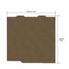 184x184mm Double Sided PEI PET Coated Elastic Steel Plate Household Model Forming Equipment Heating Base Replacement Board