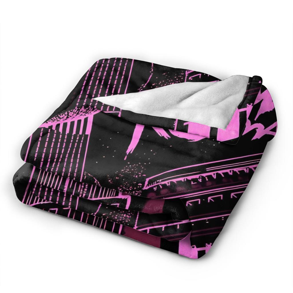 My Chemical Romance Band Flannel Blanket Autumn Super Soft Throw Blanket for Girls Boys Bedroom Novelty Bedspread Sofa Bed Cover