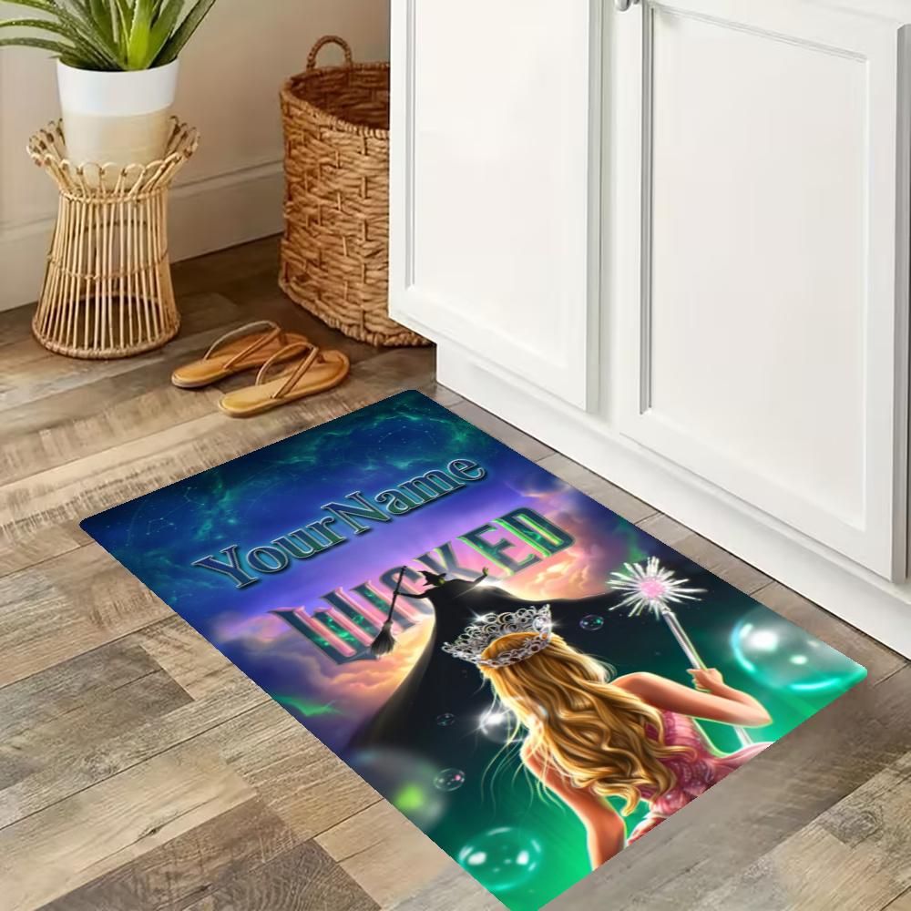 Gothic Illustrations Customize Your Name Kitchen Rug Runner Rug Laundry Mat Hallway Entryway The Best Gift Choice