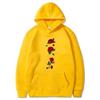 Fashion Trend Leisure5 Rose Flower Print Men's Pullover Autumn and Winter Loose Streetwear Outdoor Sports Sweatshirt