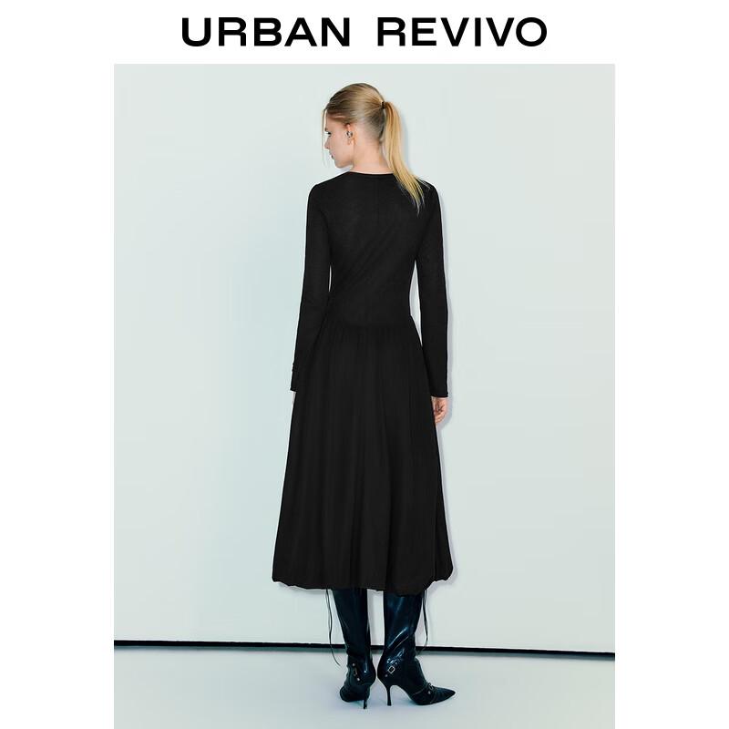 UR Damklänning French Chic Hepburn med Lång Ärm