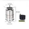 Compact Outdoor Wood Cooking Stove - Portable Firewood Stove for Travel
