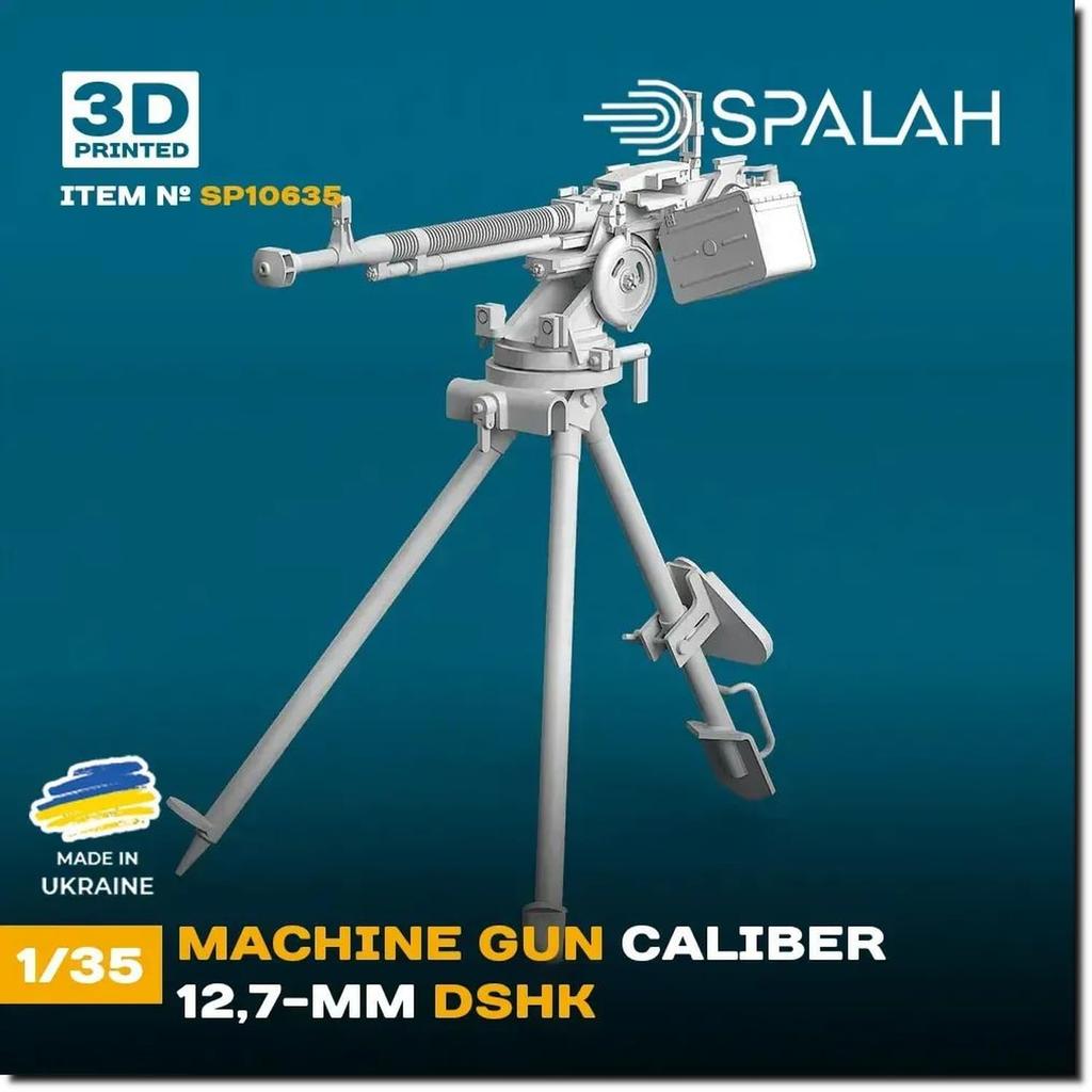 Spallach DShK Machine Gun Resin Kit SPU10635 1/35 12.7mm (Military)