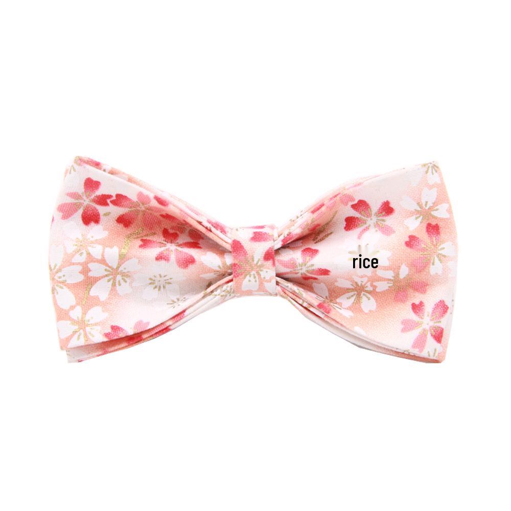 

Pet Collar with Bow Tie and Tag for Dogs and Cats Standard F