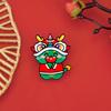 Loong Acrylic Spring Festival Pin Dancing Lion Chinese Style Pin Jewelry Lion Dance Brooch  Skirts