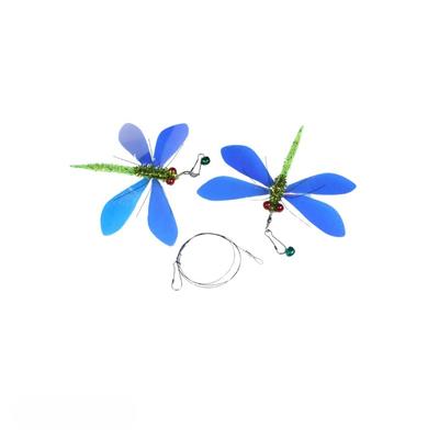 2pcs Simulation Dragonfly Cat Teasing Stick Replacement Head Insect Cat Toy Interactive Pet Toys For Kitten
