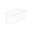 Large Transparent Food Storage Containers with Handles (4-pack)