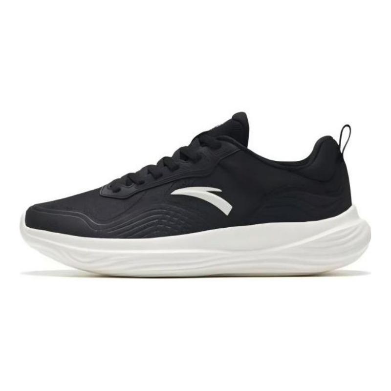 Anta Training Series men s low-top training shoes black ivory white, cushioned supportive lightweight versatile 112517795R-1 43