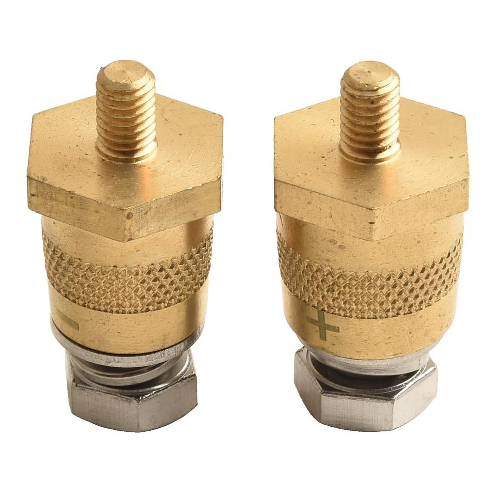 Battery Connection Brass Adapter Battery Repair Battery Replacement Easy Installation Design Rust-Proof Design For Yachts