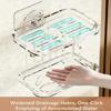 Practical Soap Storage Solution Wall Mounted Soap Dish with Drainage Holes for Clean and Accessible Bathroom Environment