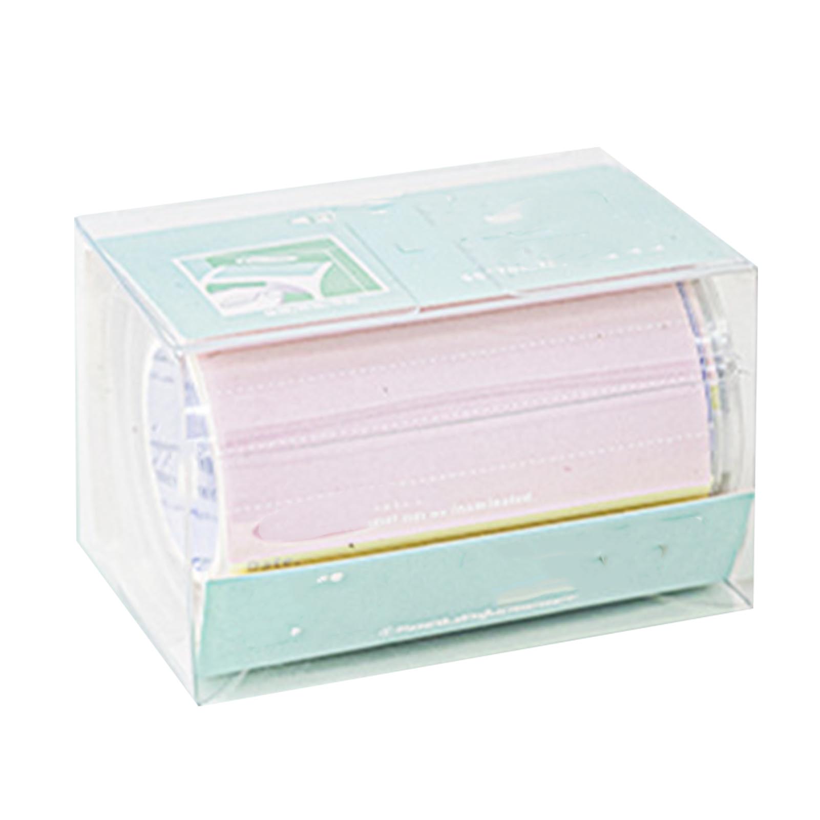 Health & Beauty Product Tape Roll Sticky Note Multipurpose Strong Adhesion Pull Out Portable Roller Sticky Notes For Fridge Messages Horizontal