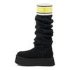 UGG Classic Sweater Letter Tall Boot Black Women's 1144044-BLK