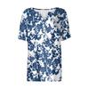 Women's T Shirt Tee Print Button Short Sleeve Daily Weekend Fashion Basic V- Neck Regular Top