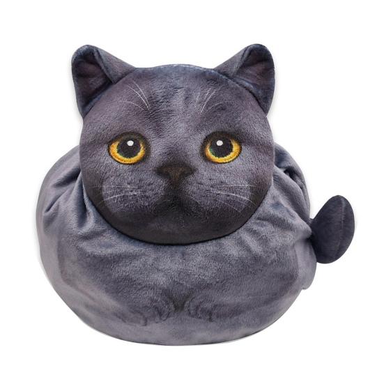 Cat Travel Makeup Bag Drawstring Cosmetic Organizer Cat Design Lay Flat Large Capacity Cosmetic Pouch Gift for Cat Lovers