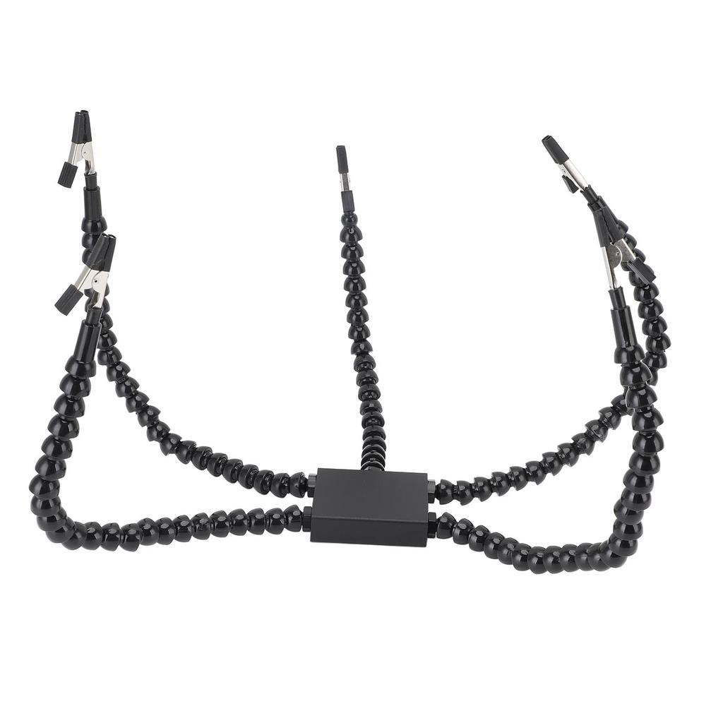 Helping Hands Soldering Station Anti Slip 360 Degree Rotating Clamps PCB Holder Flexible Arms for Circuit Board Jewelry