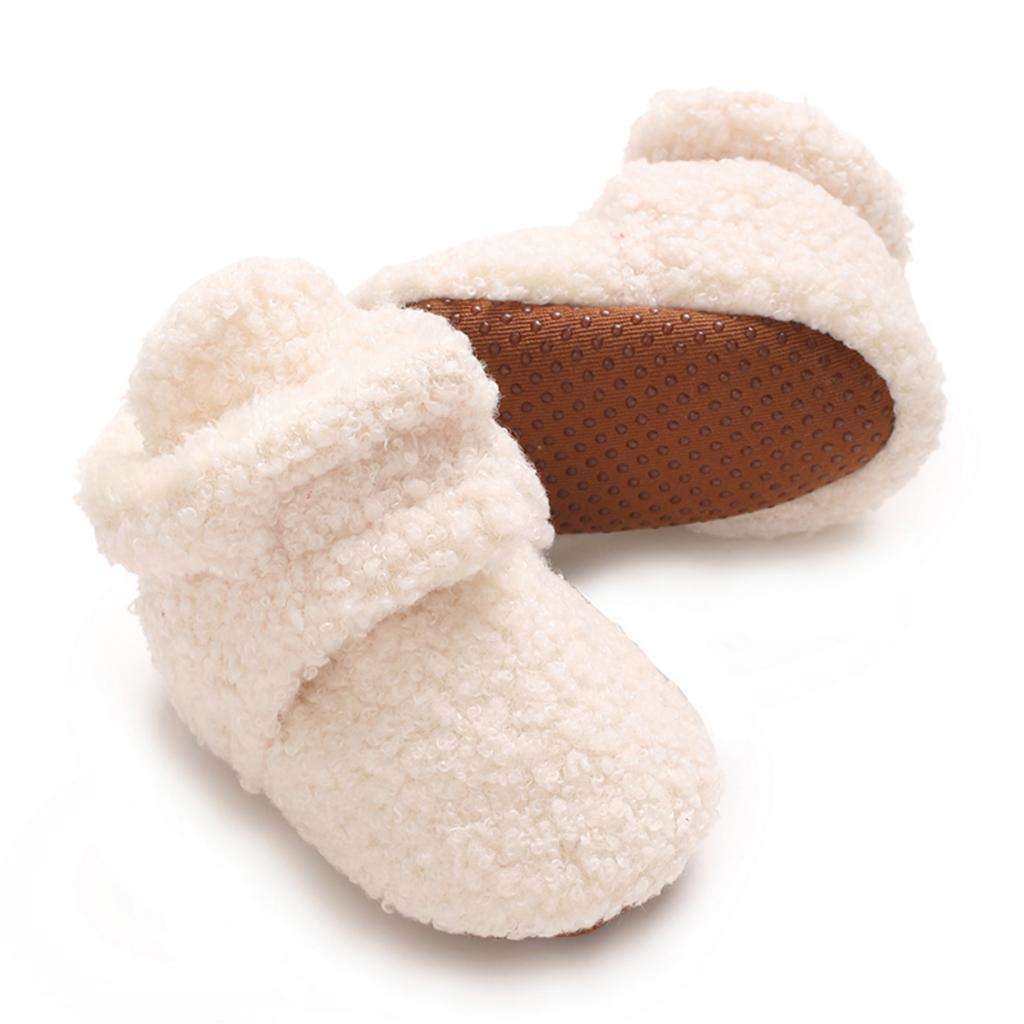 Baby Soft Walking Shoes for 0-1 Year Old, Plush Casual Shoes