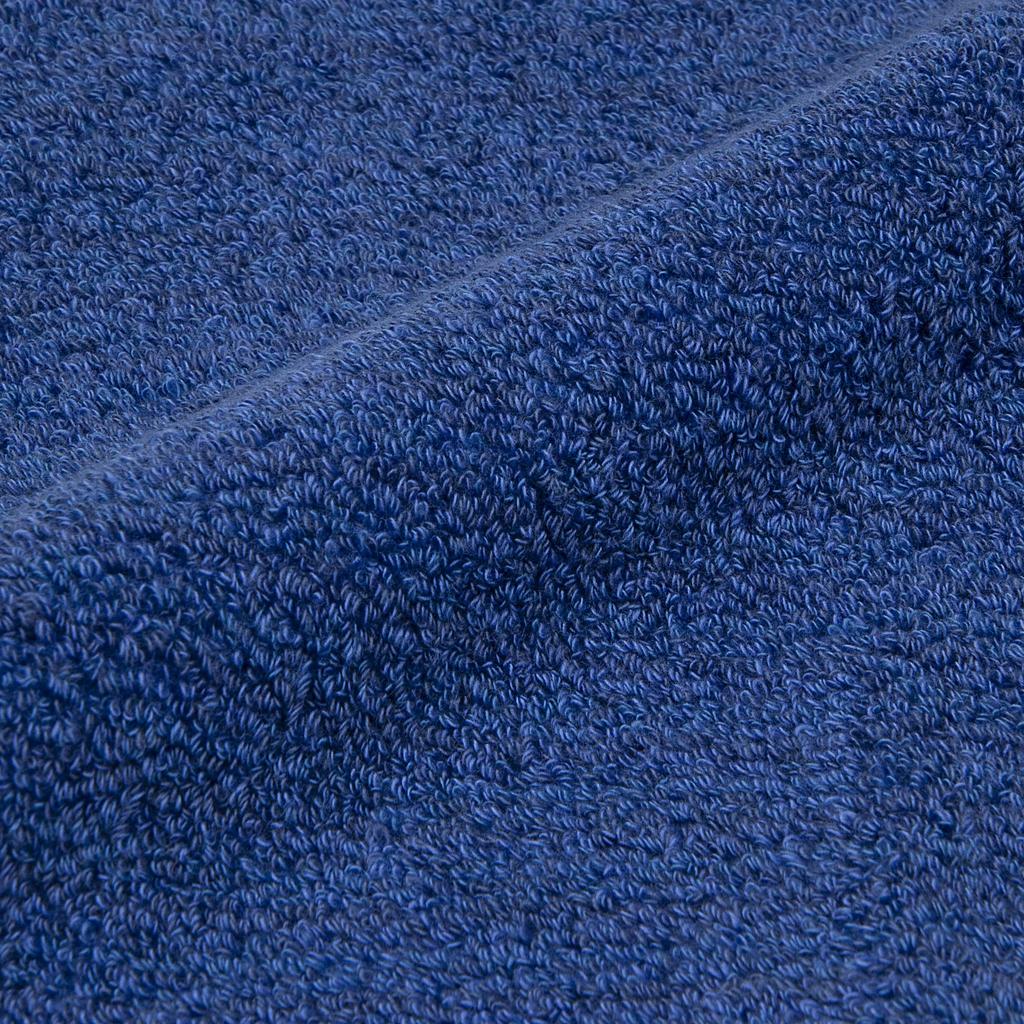 Nishikawa Imabari Towel Face Fluffier with Each Highly Soft Mousse Mistral Navy TT20173000NV Towel, 100% Cotton, Wash, Absorbent, Touch, Plain, Puff,