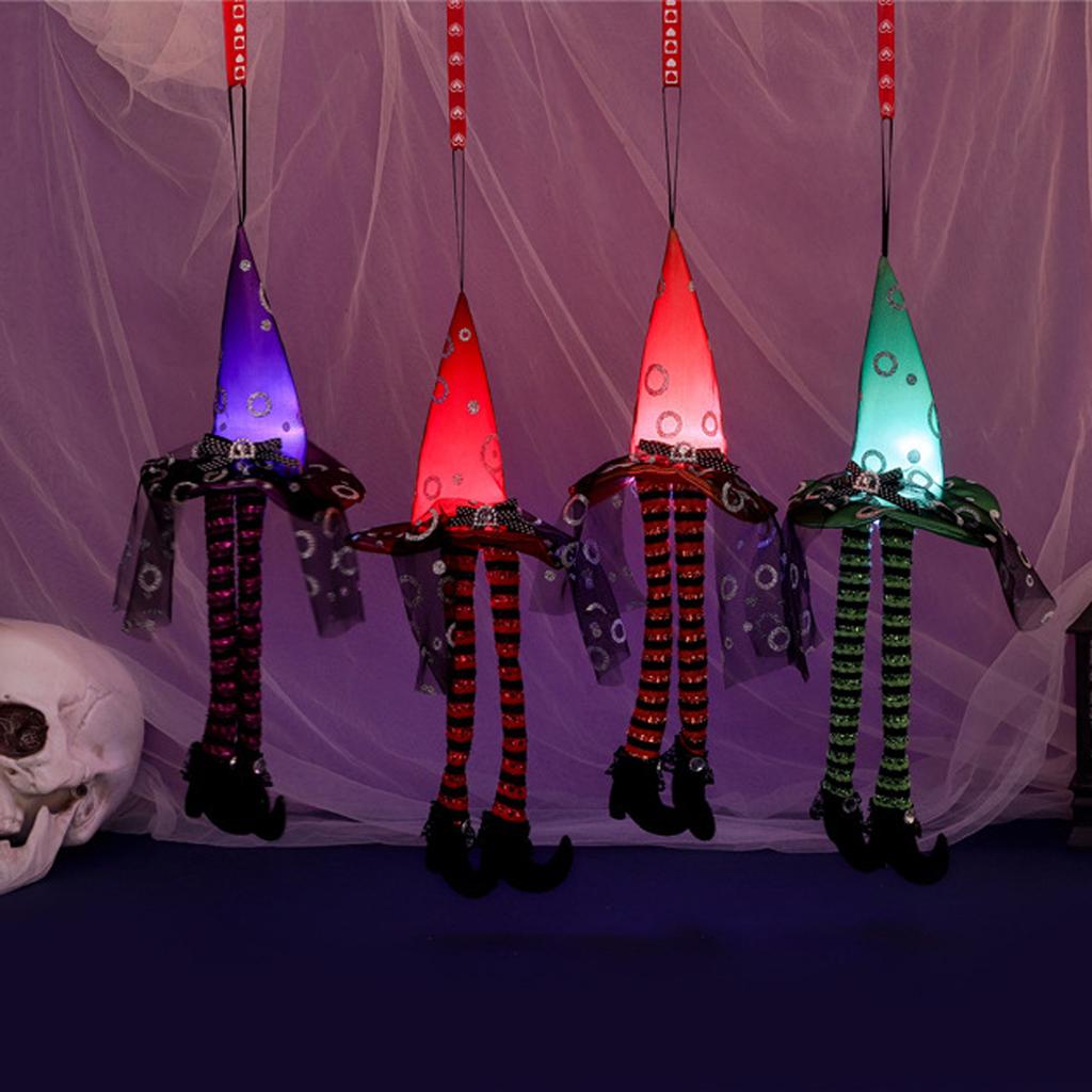 Halloween Witch Hat Hanging Ornament Party Decoration for Home