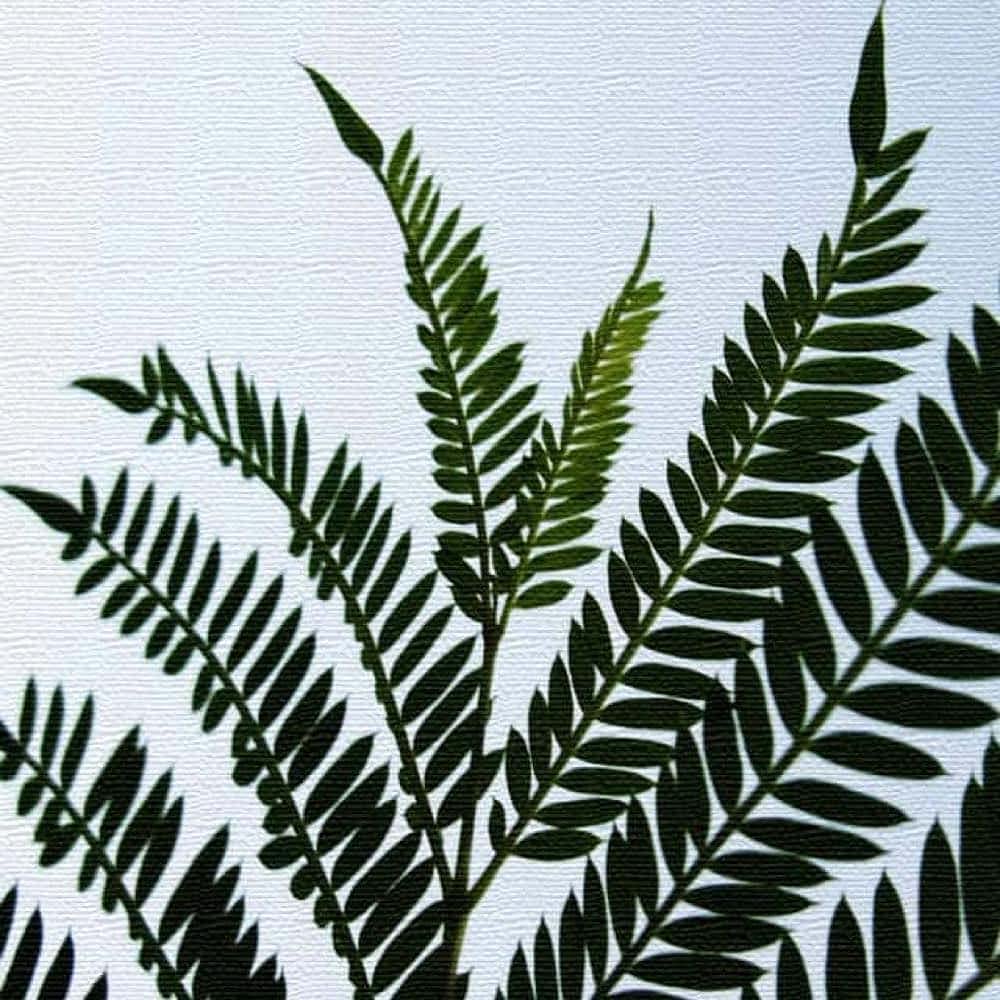 Plants and Sky Art 57cm X Large Made In Stylish Interior Living Room Green Fabric Panel, 57cm, Size, Japan, Poster, Decor, Decor, Landscape, Nature,