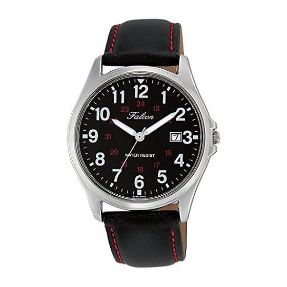 [Citizen QQ] Watch Analog Waterproof Date Leather Strap D026-305 Men s Black [Parallel Import]
