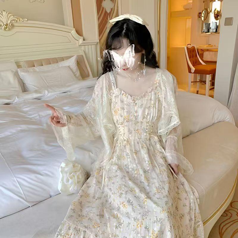Sweet Floral French Summer Dress: Fairy-Style Camisole