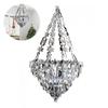 Iridescent Chandelier Hanging Decoration Shiny Clear Foil Ceiling Ornament for Bridal Shower Wedding Birthday Decor