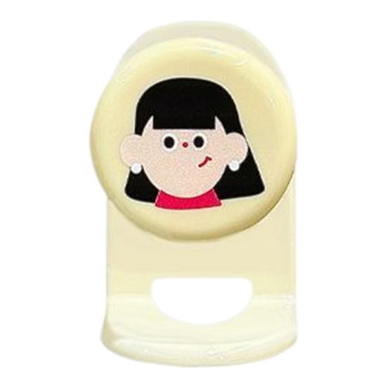 

Настенный держатель для зубных щеток с рисунком из мультфильма, водонепроницаемый, простая установка, самоклеящаяся подставка для хранения зубных щеток жёлтый