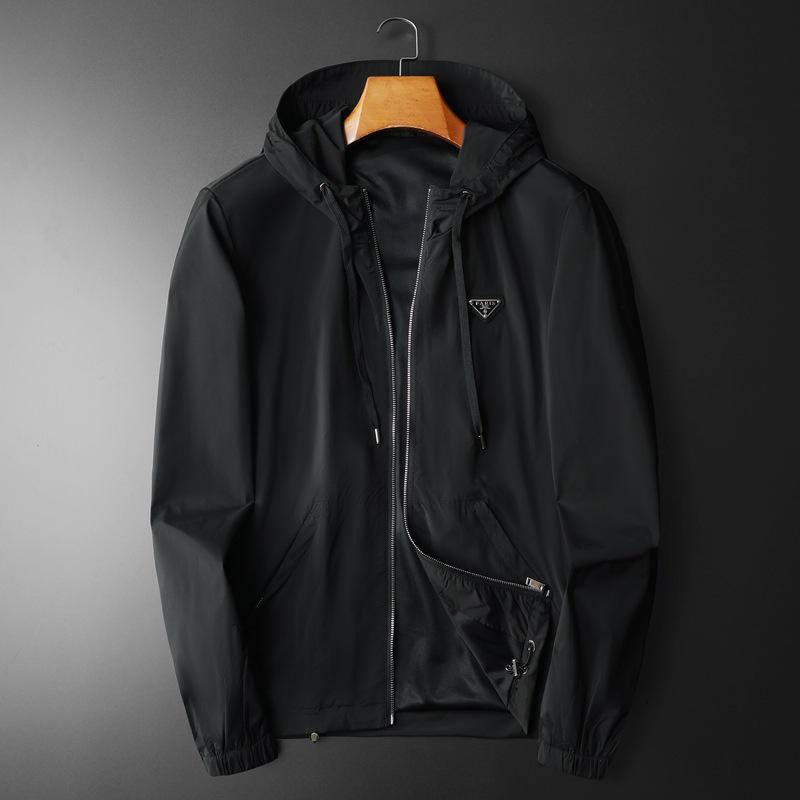 Men's Spring Fashion Trendy Hooded Jacket - European Station Light Luxury Coat